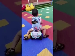 de kinderen berijden op auto