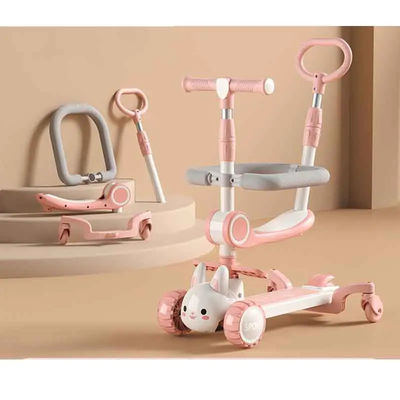 Stylish 2-3-10 Years Old 3 In 1 3 Wheel Scooter Age 6 Customizable