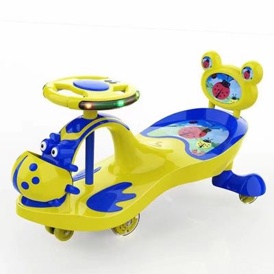 Boys Girls Ride On Swing Cars With Early Educational Music CE Certified