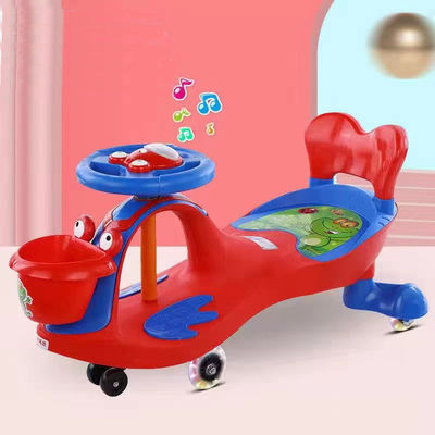 Boys Girls Ride On Swing Cars With Early Educational Music CE Certified