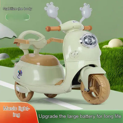 OEM ODM Boys Girls Electric Three Wheel Motorcycle Rechargeable Tricycle 6volt