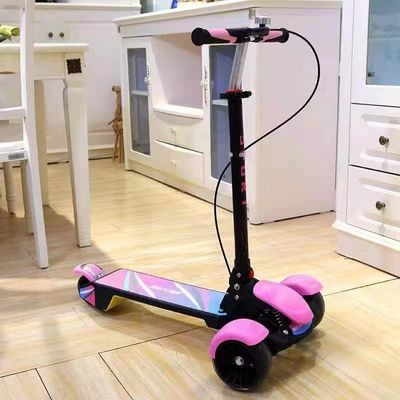 Exquisite Childrens 3 Wheel Scooter Folding Light Up Scooter Customizable