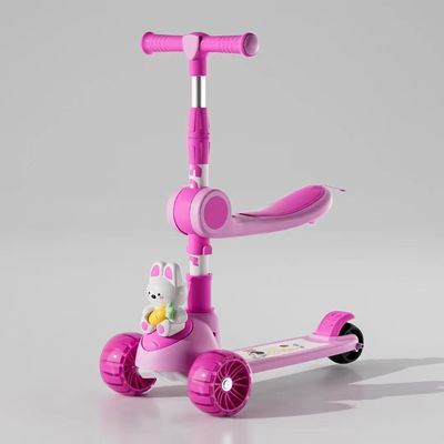 Durable 6km/H Kids 3 Wheel Scooter Toys Folding Scooter Customizable
