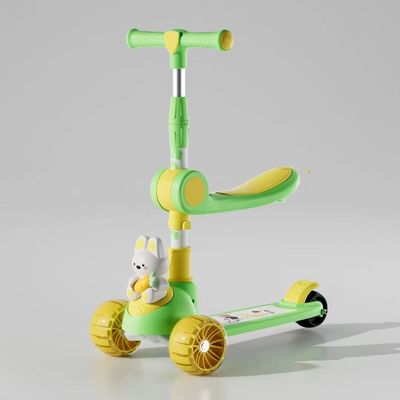 Durable 6km/H Kids 3 Wheel Scooter Toys Folding Scooter Customizable