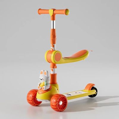 Durable 6km/H Kids 3 Wheel Scooter Toys Folding Scooter Customizable